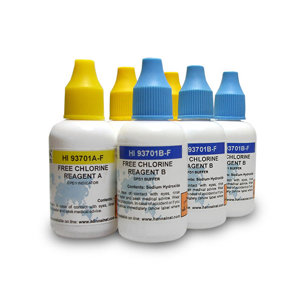 HI-93701-F Chlorine (Free) Liquid Reagents for 300 tests