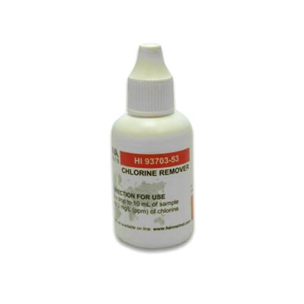 HI-93703-53 Chlorine Remover , Dropper Bottle.