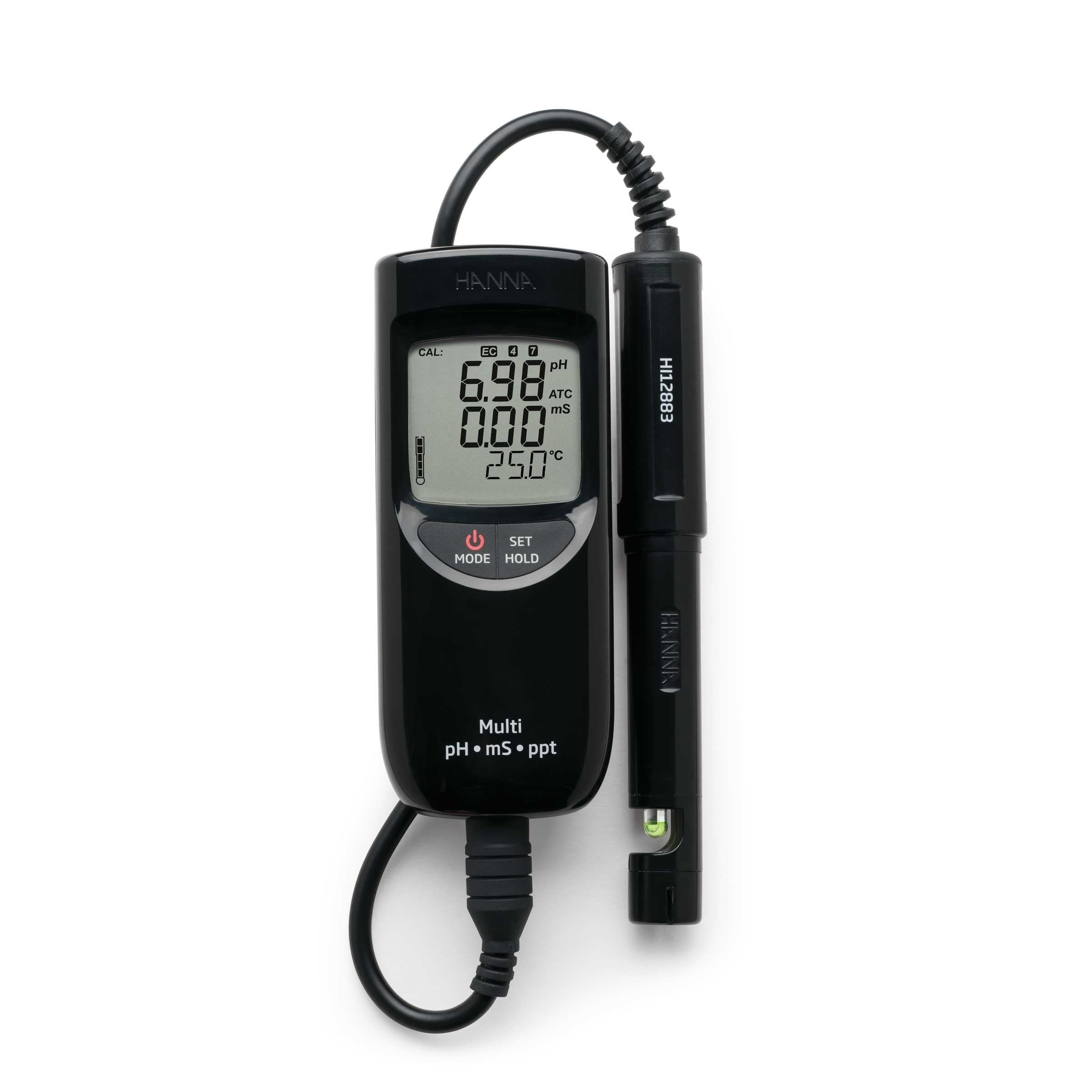 HI-991301 High Range pH ,EC,TDS & Temperature Meter