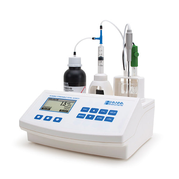 HI-84502-02 Titratable Acidity Mini Titrator for Wine Analysis