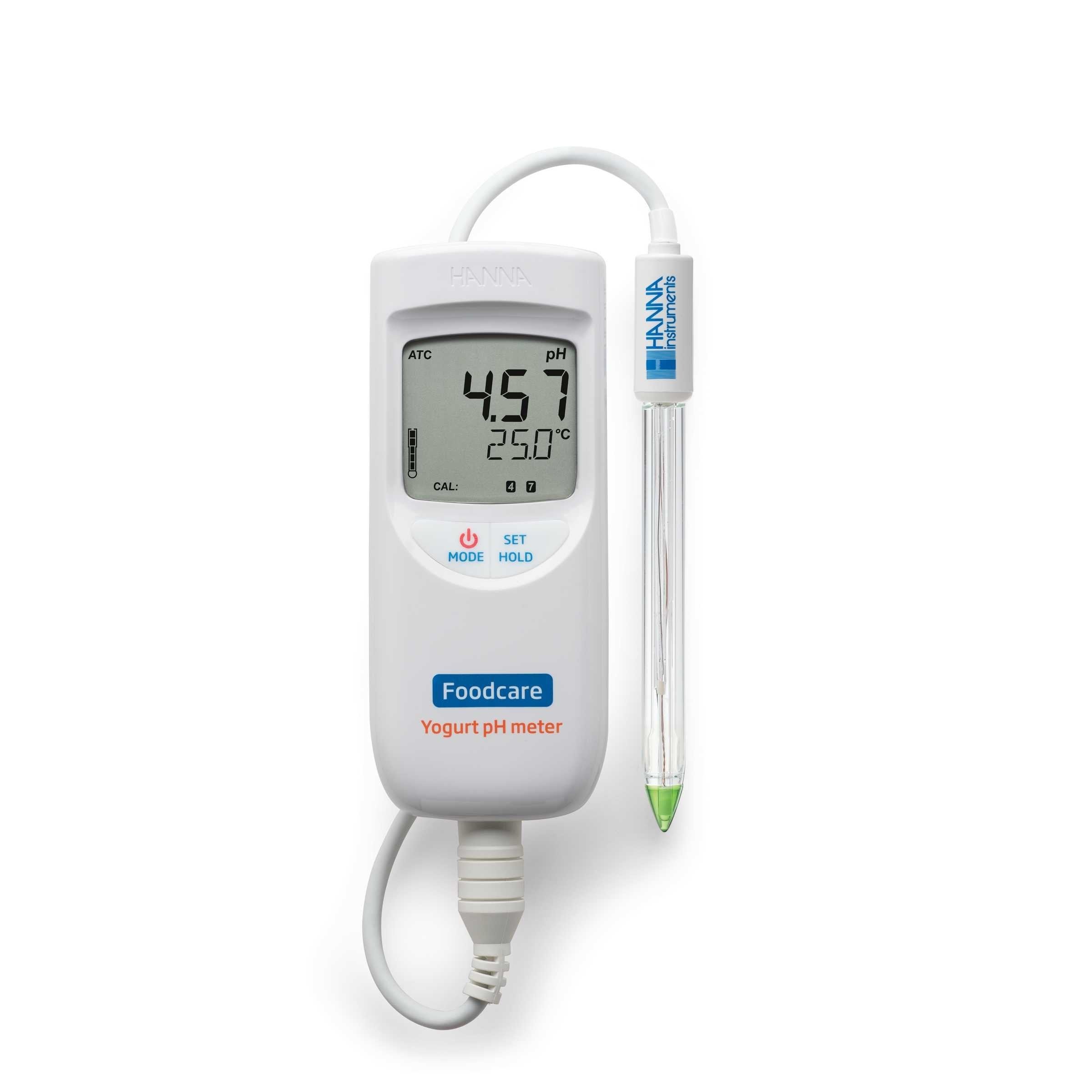HI-99164 Portabel pH-mätare för yoghurt (HACCP)