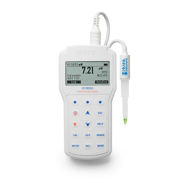 HI-98161 General Purpose Foodcare pH and Temperature meter