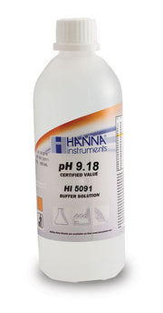 HI-5091 pH 9,18 teknisk buffertlösning, 500 ml