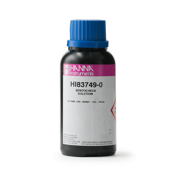 HI-83749-20 Bentocheck solution, 100ml, for use with the HI-83749-02 Turbidity meter