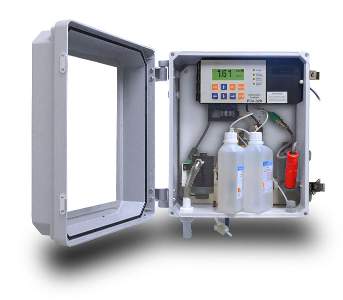 PCA320 Fritt och totalt klor, pH- och temperaturanalysator