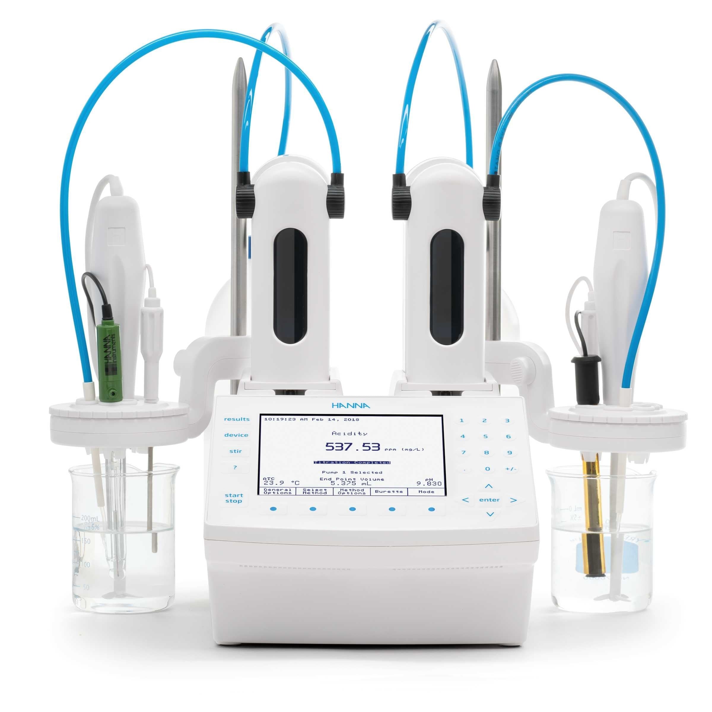 HI-932-02 Automatiska Potentiometriska Titreringssystem (pH/mV/ISE)