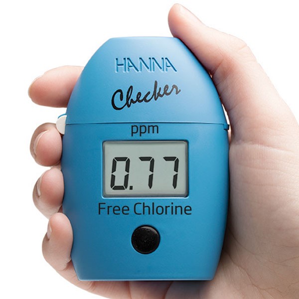 portable free chlorine tester for water quality monitoring