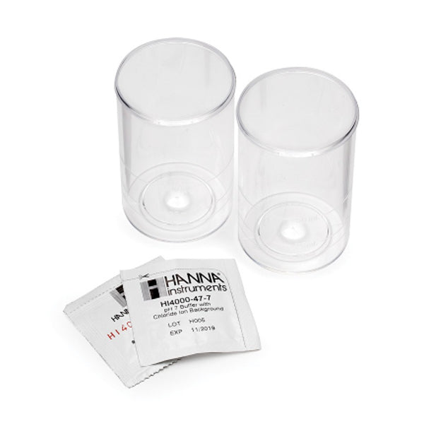 HI-4000-47 pH 4 och 7 buffert med kloridbakgrund