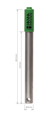HI-629113 Plating bath Titanium Body pH Electrode with Quick Connect Din Connector