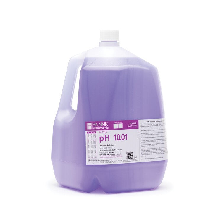 HI-7010/1G pH 10,01 bufferopløsning, 1 gallon flaske