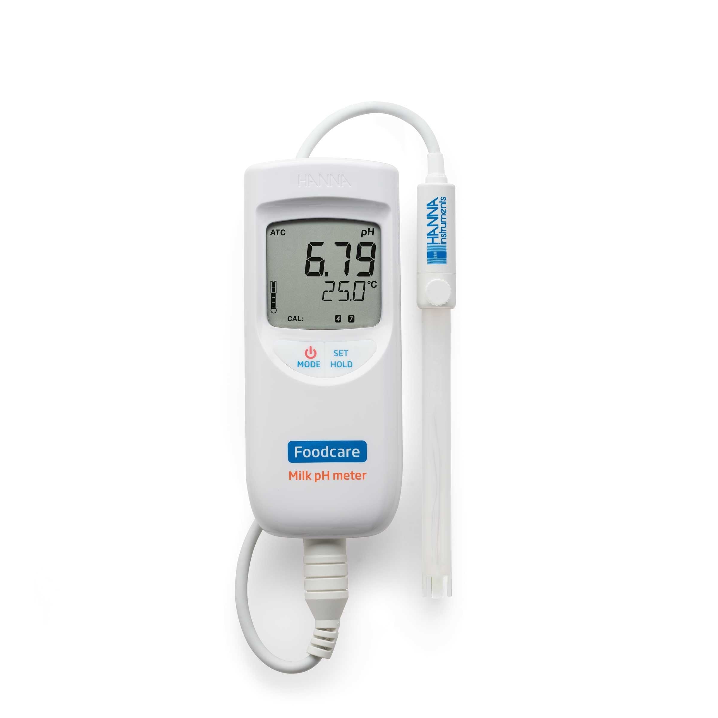 HI-99162 Bärbar pH-mätare för mjölk (HACCP)