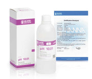 HI-7010L/C pH 10.01 Buffer Solution, 500 mL bottle with Certificate of Analysis