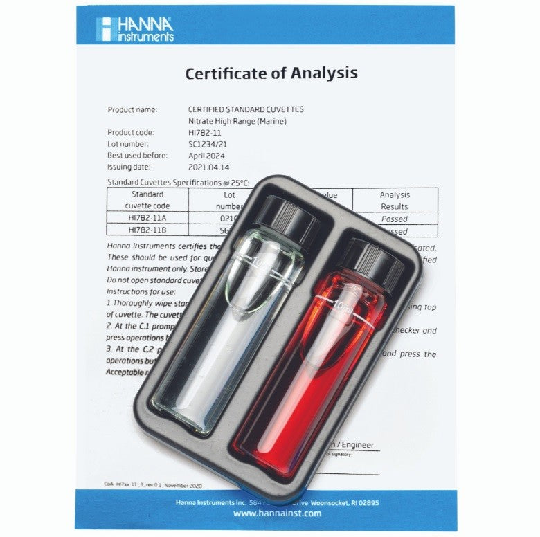 HI-782-11 Marine HR Nitrate Standards