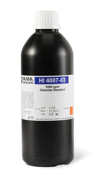 HI-4007-03 1000mg/L Chloride Standard, 500mL