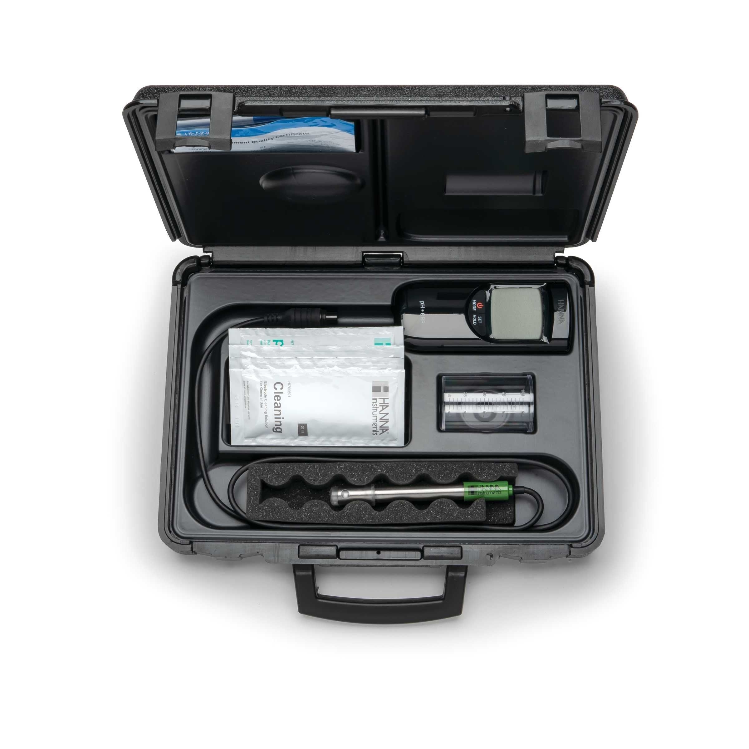 HI-991003 Extended Range pH Meter with pH/ORP electrode & °C sensor