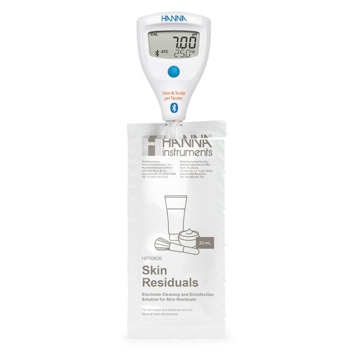HI-9810372 HALO2 Wireless pH Tester for Skin & Scalp with built-in electrode