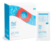 HI-700074P Pool Line 7.01 pH Buffer Solution, 25 x 20 mL sachets