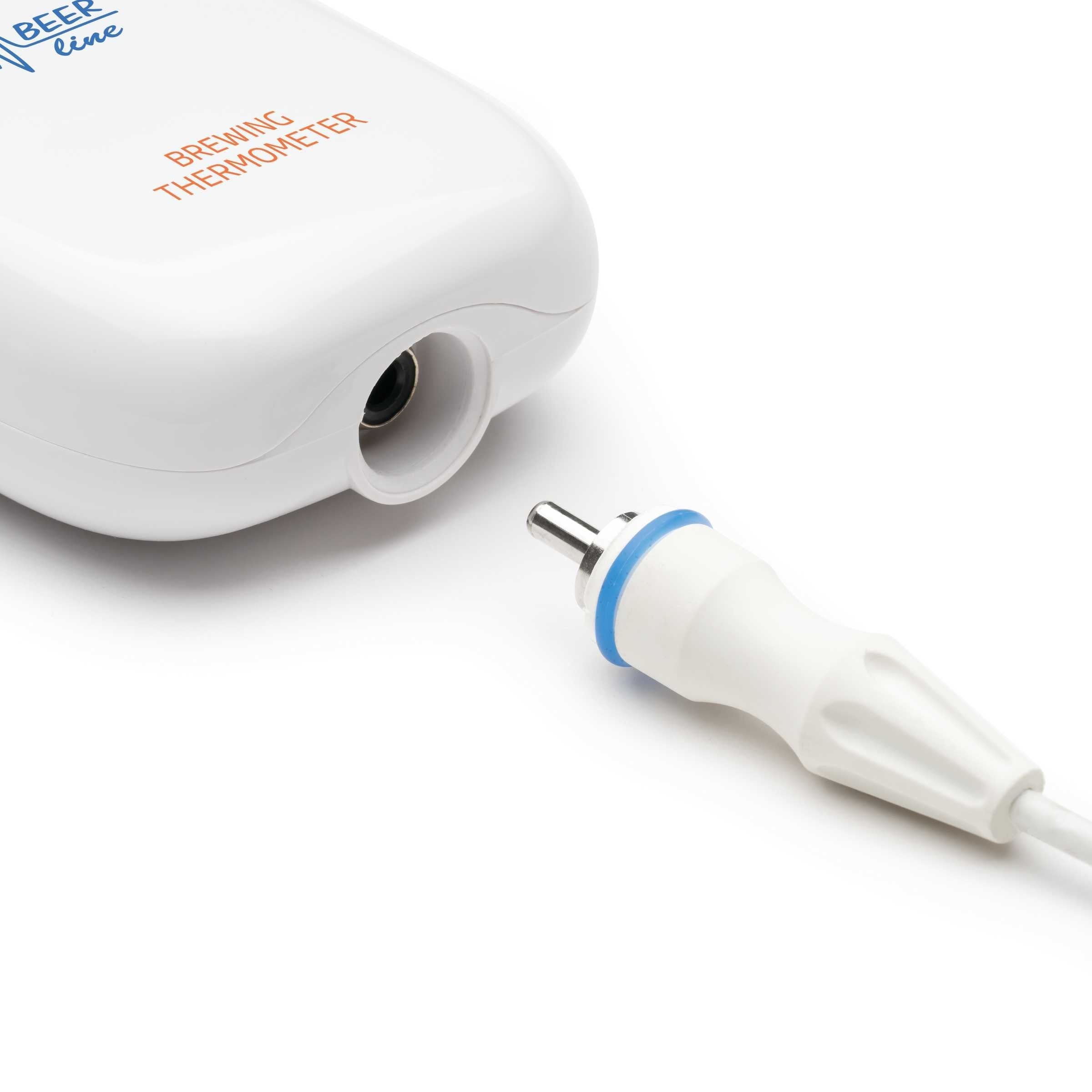 HI-935012 Bærbart termistortermometer med FC762N2 1m rustfrit stålprobe til brygning