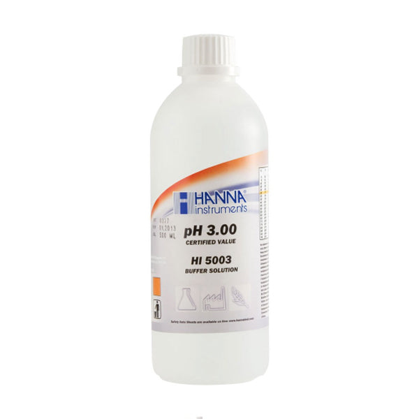 HI-50003-02 pH 3,00 teknisk buffertlösning (±0,01 pH), 25 x 20 ml påsar