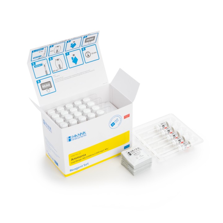 HI-96791-25 Ammonia Low Range ISO Reagents