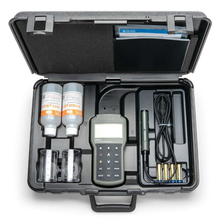 HI-98192 Professional Waterproof EC/TDS/Resistivity/Salinity Meter