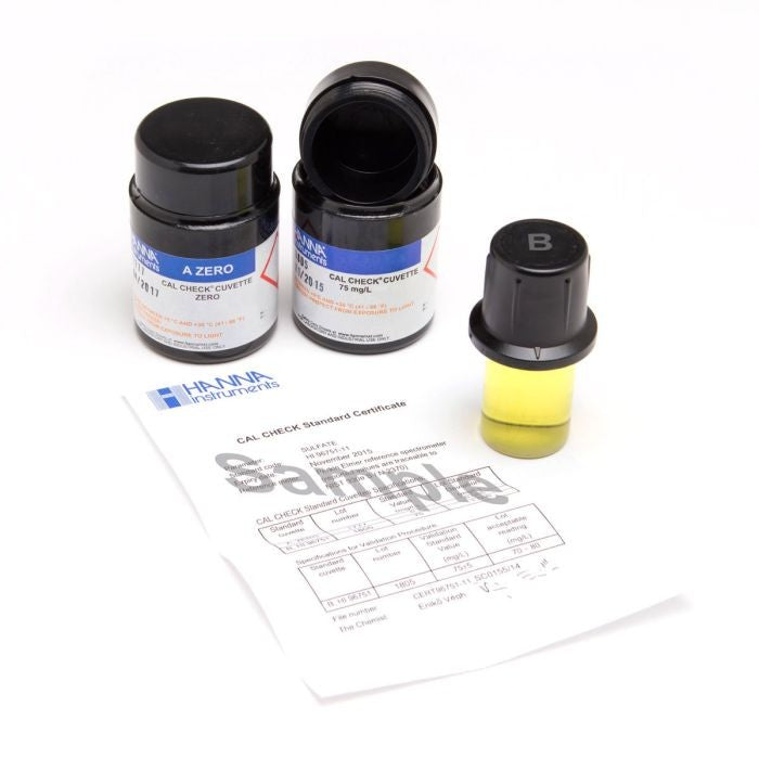 HI-97752-11 CAL Check® standards for Calcium to use with HI-97752 photometer