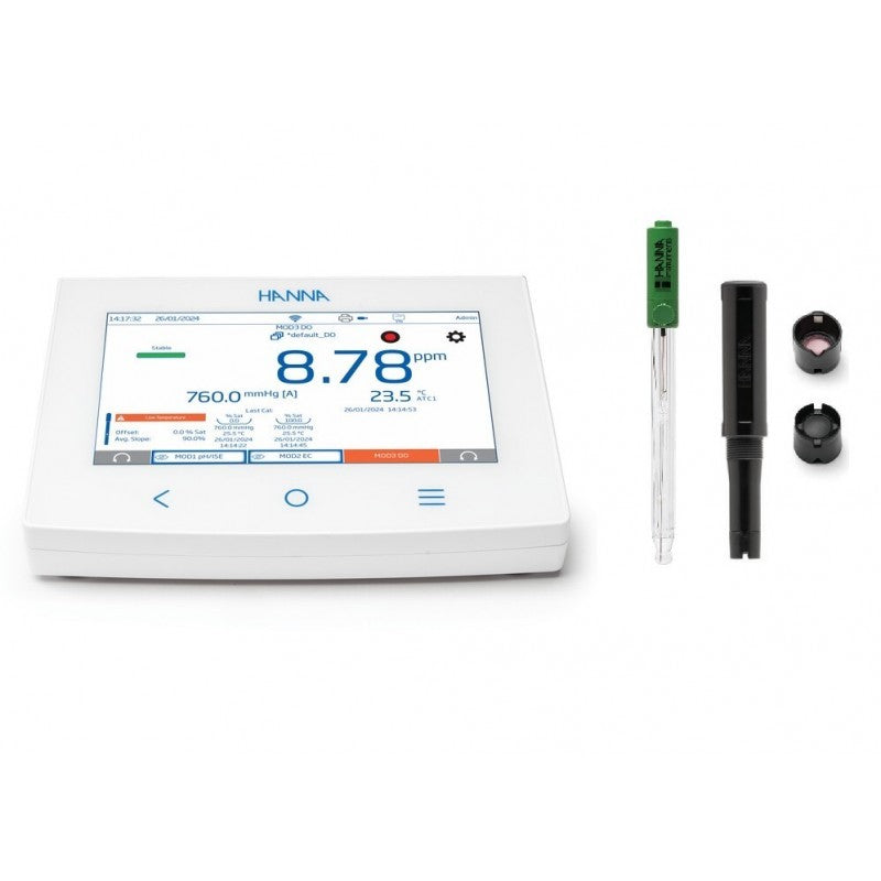 HI-6542 pH/ORP/ISE + Optical DO Multiparameter Modular Benchtop System kit