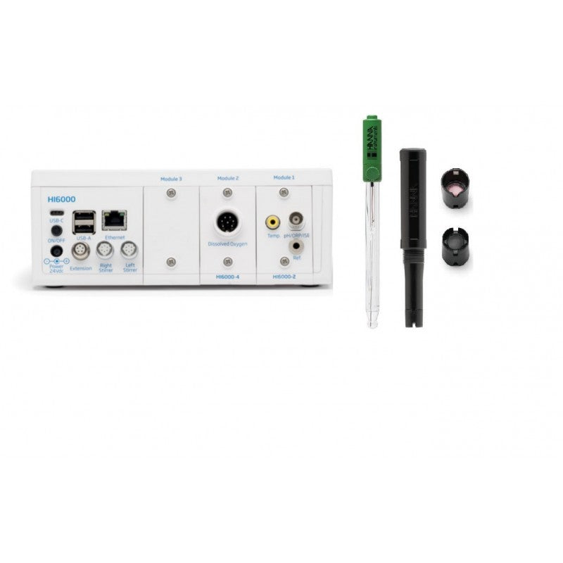 HI-6542 pH/ORP/ISE + Optical DO Multiparameter Modular Benchtop System kit