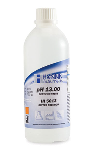 HI-5013 pH13.00 teknisk buffertlösning (±0.01 pH), 500 ml