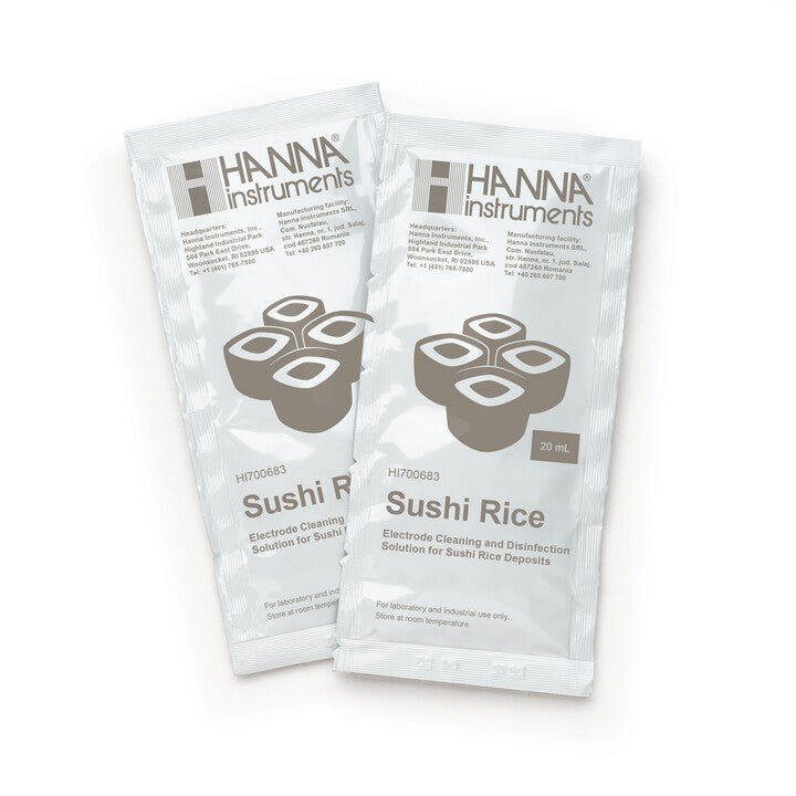 HI-700683 Rengöringslösning för risrester från sushi 20 ml påsar x 25