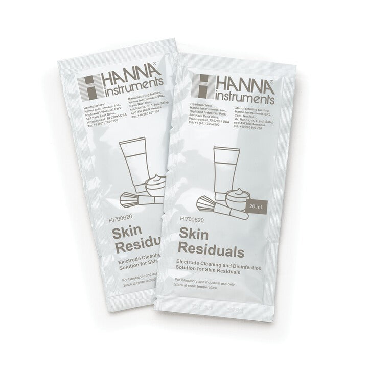 HI-700620P Cleaning Solution for Skin residuals, 20ml x 25 sachets