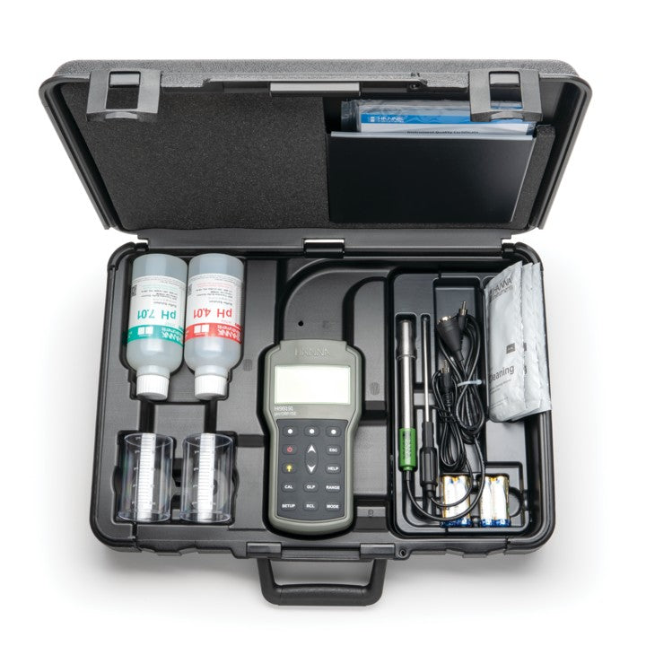 HI-98191 Professionell vattentät pH/ORP/ISE-mätare