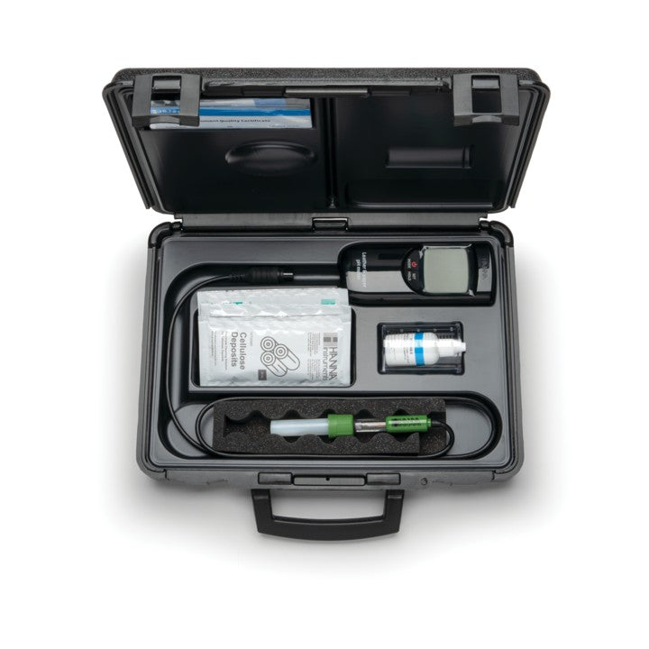 HI-99171 pH-mätare i läder och papper