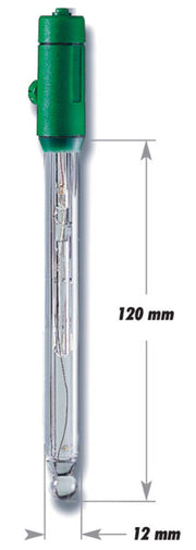 HI-1043B pH-elektrod - Idealisk för användning med kolväten, starka syror och baser