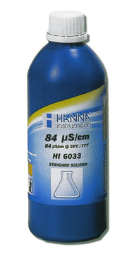 HI-6033 84 µS/cm EC Solution, 500 mL Bottle, Certified
