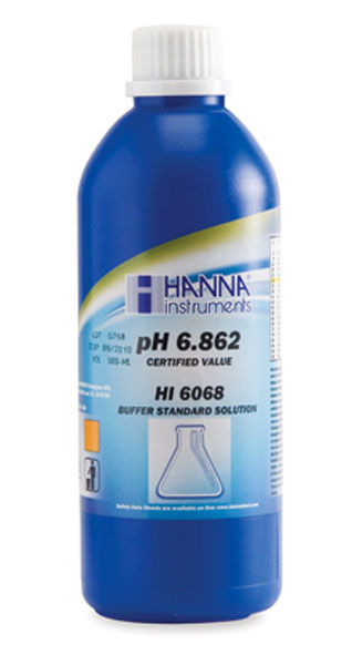 HI-6068 pH 6.862 Millesimal Buffer Solution (±0.002 pH), 500ml
