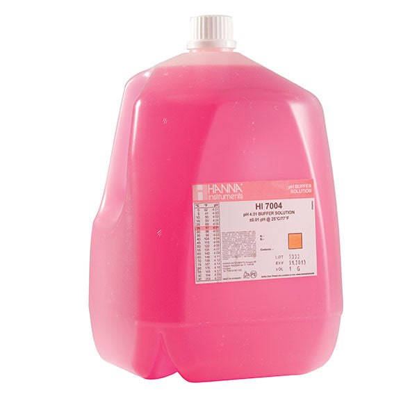 HI-7004/1G pH 4,01 bufferopløsning, 1 gallon flaske