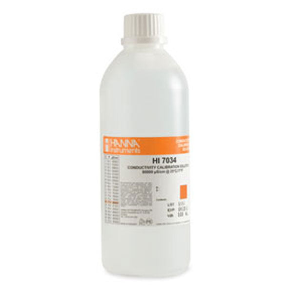 HI-7034L 500ml 80000μS bottle of Conductivity solution