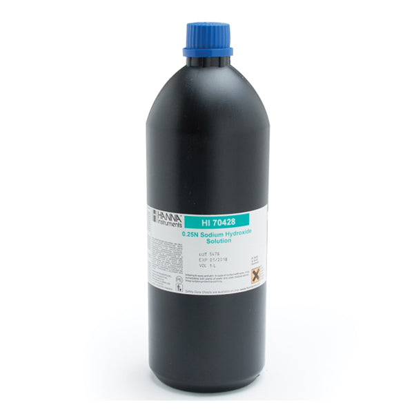 HI-70428 Natriumhydroxidlösning 0,25N, 1 l