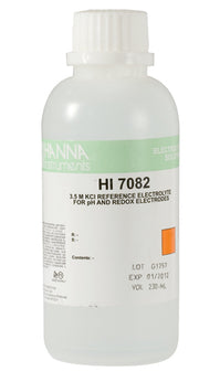 HI-7082M Elektrolytopløsning til dobbeltforbindelseselektroder, 3,5 M KCL 230 ml