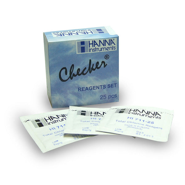 HI-711-25 Reagenser til HI-711 Total Chlorine Pocket Checker