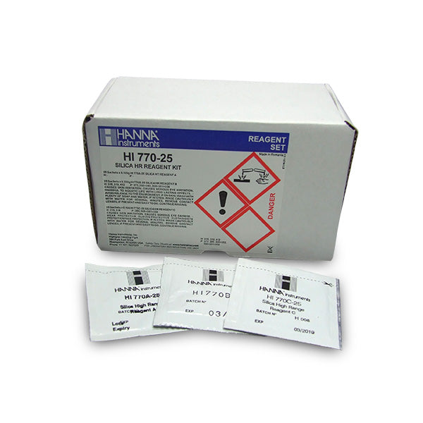HI-770-25 Reagents for HI-770 Silica HR Checker HC 25 tests