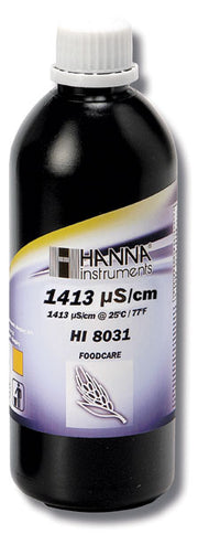 HI-8031L Konduktivitetsopløsning til fødevarepleje -1413 μS/cm, 500 ml