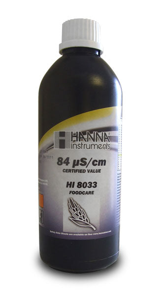 HI-8033L Foodcare Conductivity Solution - 84uS/cm