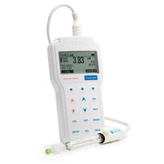 Portable pH and temperature meter for wine
