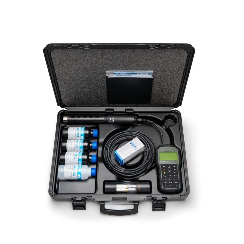 HI-98294 pH/EC/ISE/Turbidity/DO Meter + GPS + 4m cable