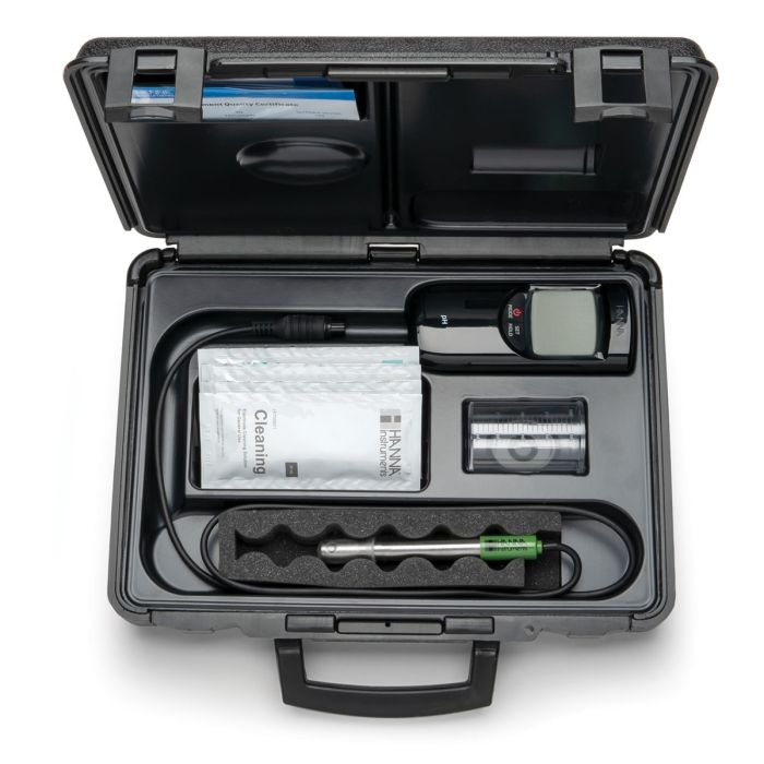 HI-991001 pH-mätare med utökat intervall, pH-elektrod och °C-sensor